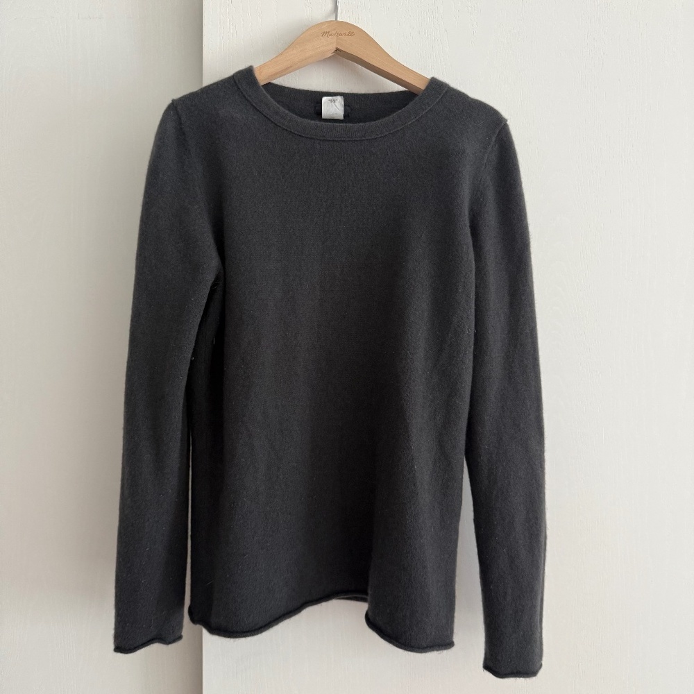 J.Crew Long-sleeve 100% Cashmere Crewneck Sweater